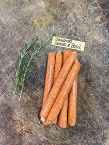 Sun-Dried Tomato & Basil Sausage ($19.00/kg)