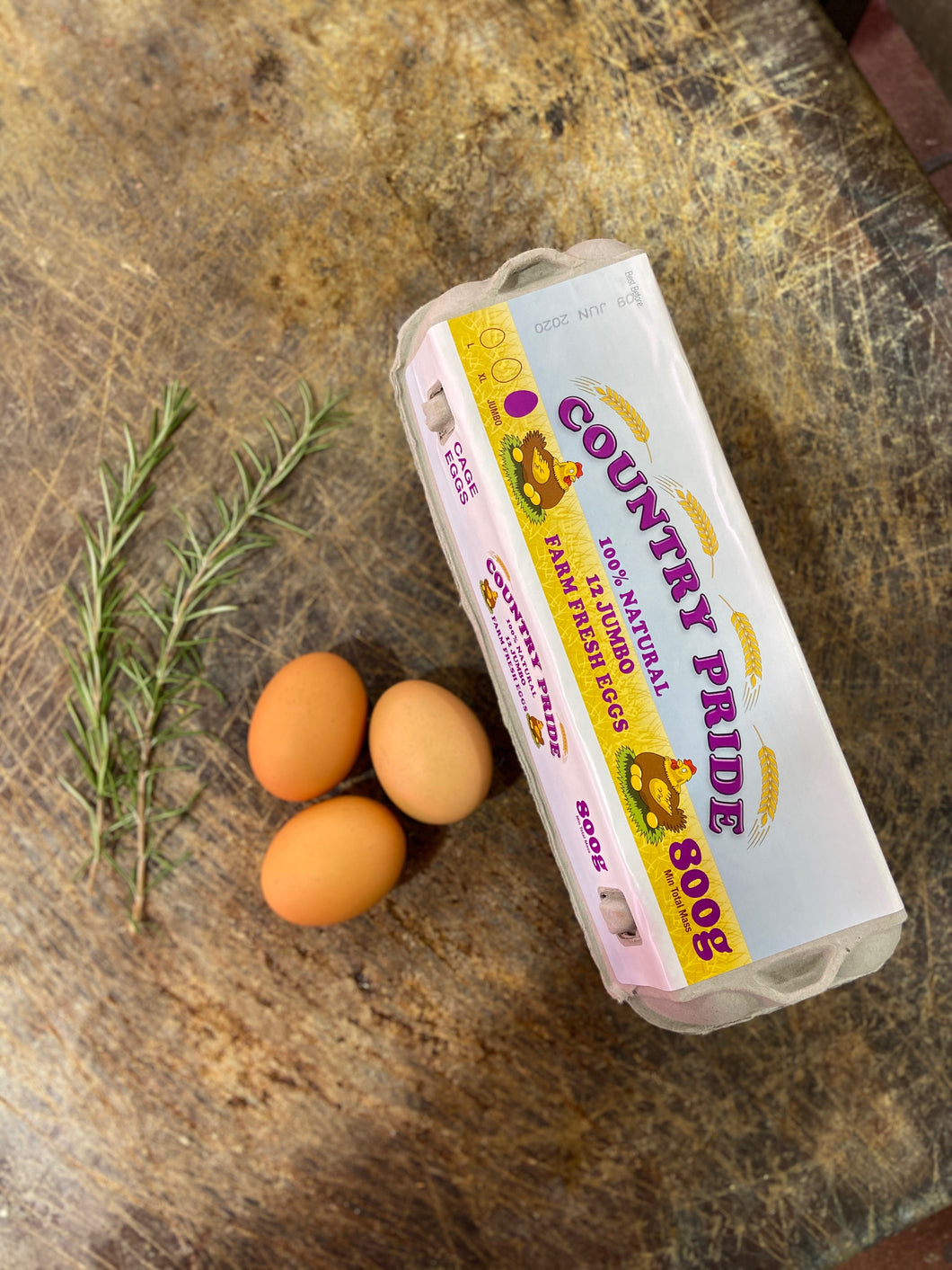 Caged Eggs (800gm)