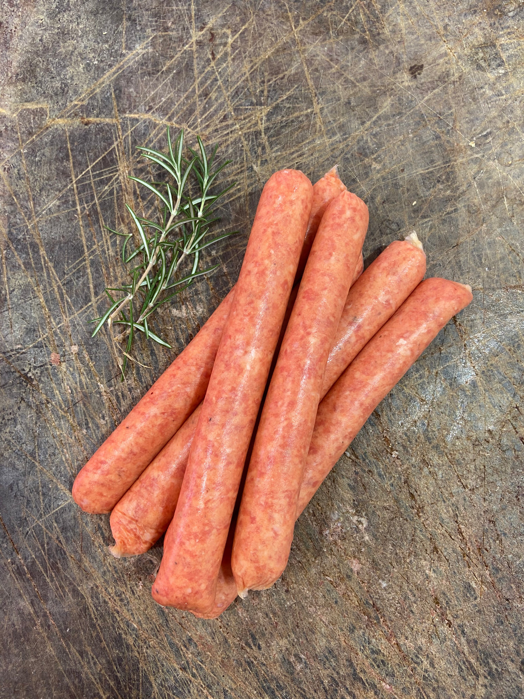 Plain Thin Sausages ($15.00/ kg)